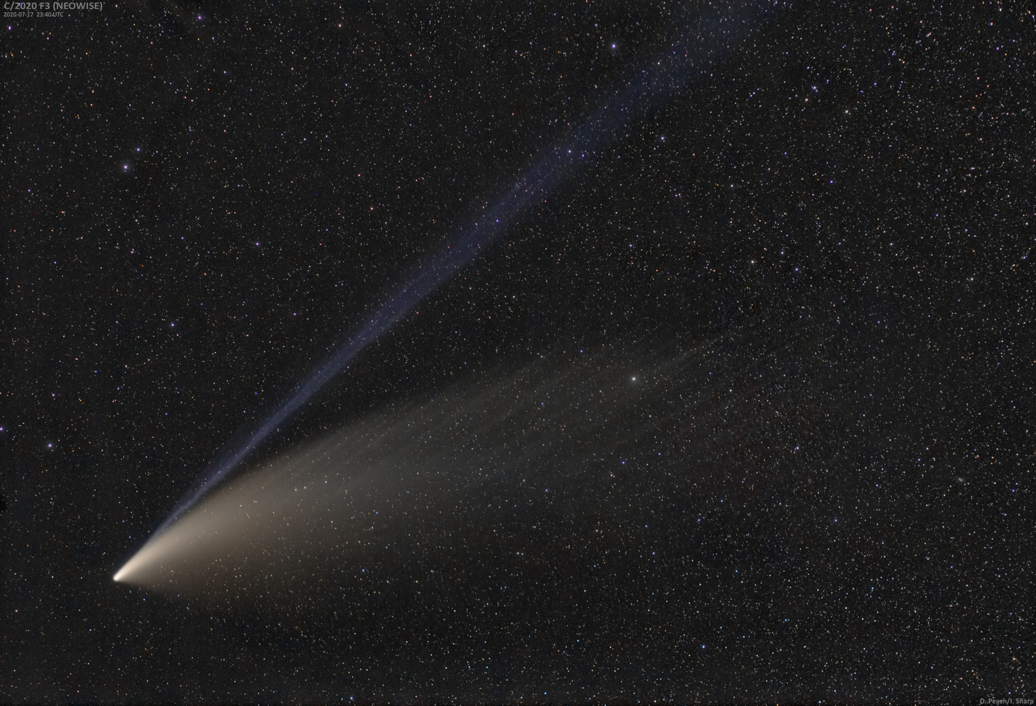 Bad Astronomy | The comet NEOWISE is changing colors, and also