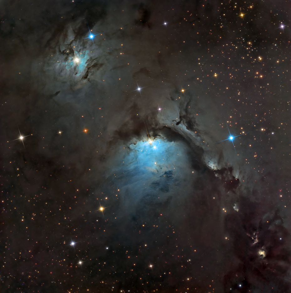 Cosmic dust clouds in Messier 78